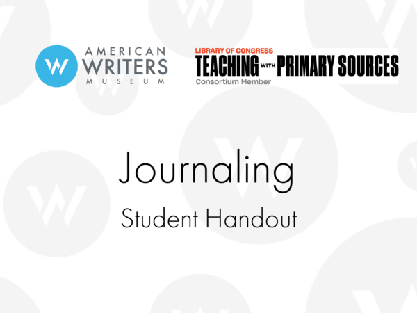 Journaling Student Handout