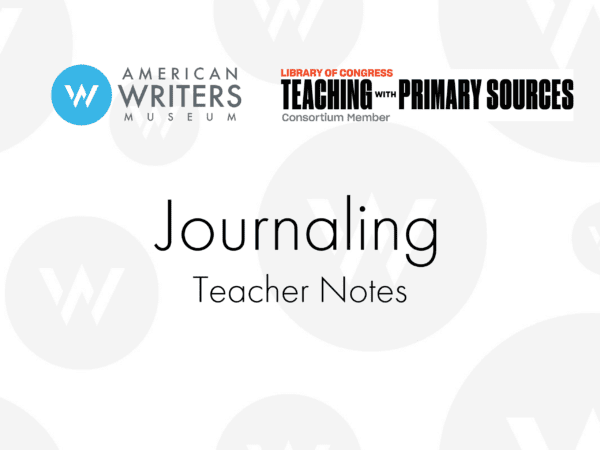 Journaling Teacher Notes